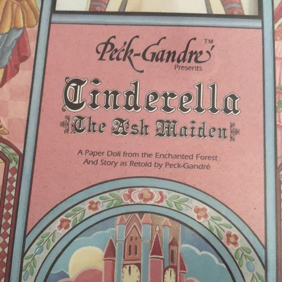 Peck-Gandre Cinderella The Ash Maiden Paper Doll Set Vintage 1991 - Picture 4 of 10